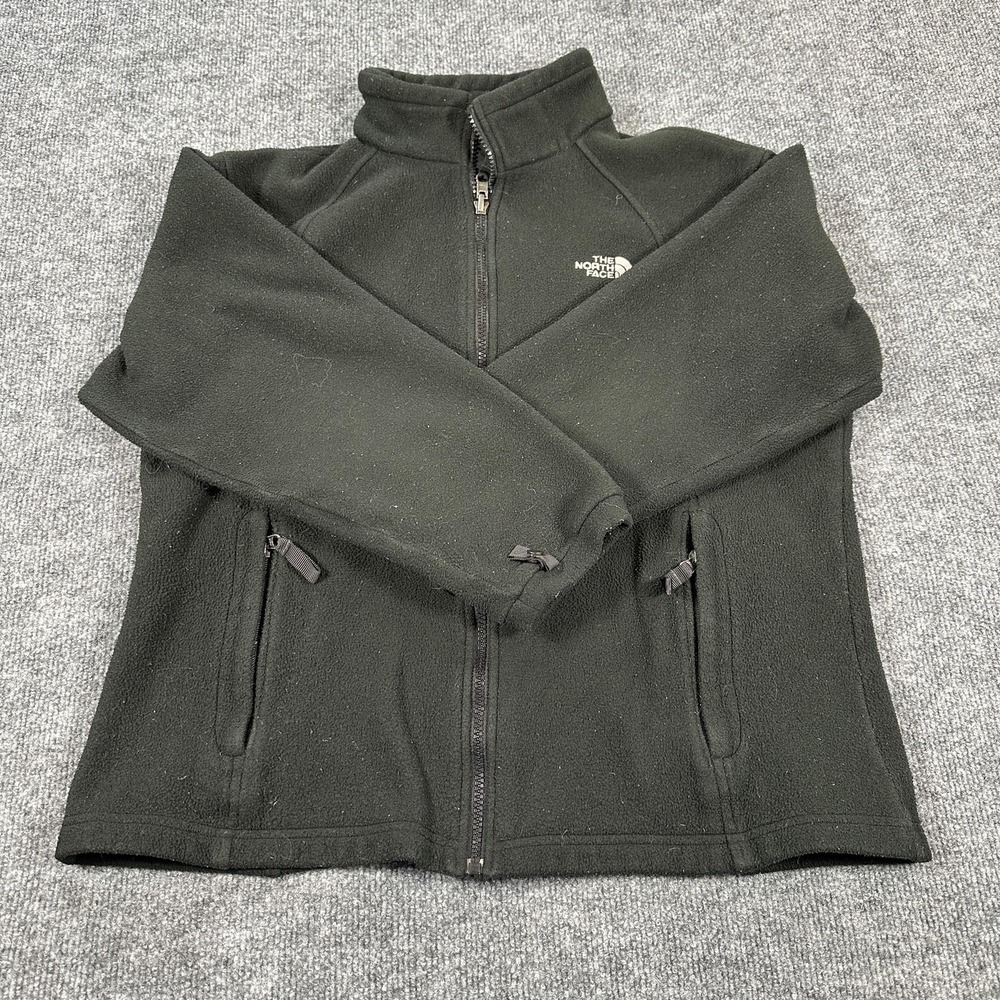 The North Face Jacket Womens XL Black Fleece Full Zip Outdoor Hiking Warm